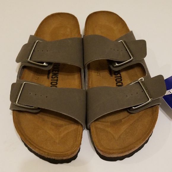 Birkenstock Shoes - New Birkenstock Arizona Gray Sandals